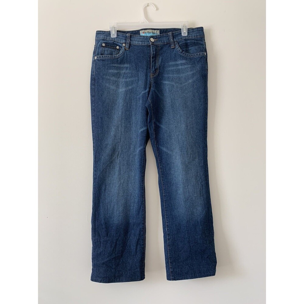 Too She She Women’s Size 8 Regular Straight Blue Denim Jeans 33x26